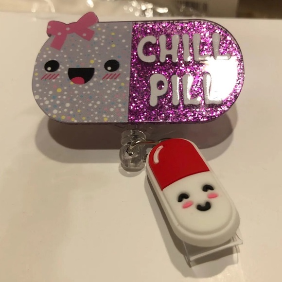 Super cute Nurse healthcare hospital character badge holder - Picture 11 of 11